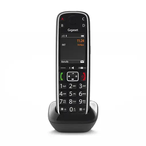 Gigaset E720HX Teléfono DECT/analógico Identificador de llamadas Negro