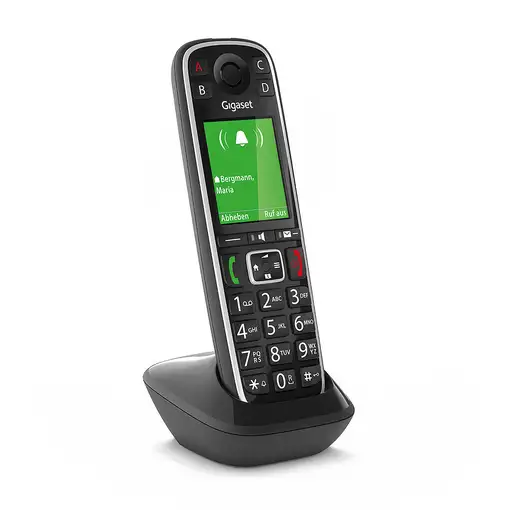 Gigaset E720HX Teléfono DECT/analógico Identificador de llamadas Negro