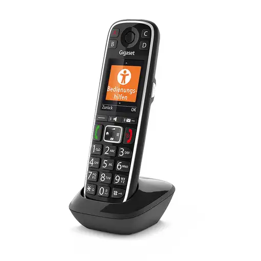 Gigaset E720HX Teléfono DECT/analógico Identificador de llamadas Negro