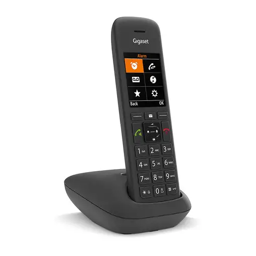Gigaset C575 Teléfono DECT/analógico Identificador de llamadas Negro