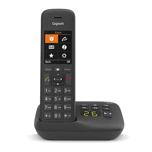 Gigaset C575A Teléfono DECT/analógico Identificador de llamadas Negro