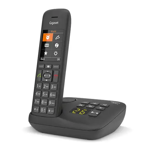 Gigaset C575A Teléfono DECT/analógico Identificador de llamadas Negro