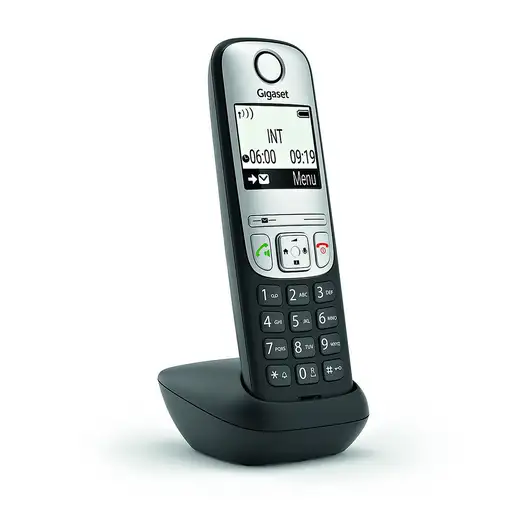 Gigaset A690HX Teléfono DECT/analógico Identificador de llamadas Negro, Plata