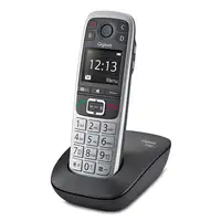 Gigaset E560 teléfono Teléfono DECT Identificador de llamadas Negro, Plata