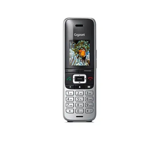 Gigaset Premium 100 Teléfono DECT Identificador de llamadas Negro, Plata