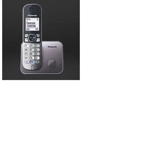 Panasonic KX-TG6811 Teléfono DECT Identificador de llamadas Negro