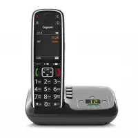 Gigaset E720A Teléfono DECT/analógico Identificador de llamadas Negro