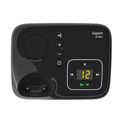 Gigaset E720A Teléfono DECT/analógico Identificador de llamadas Negro