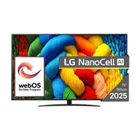 Televisor NanoCell 75" 4K Ultra HD Negro Smart 75NANO81A3A LG