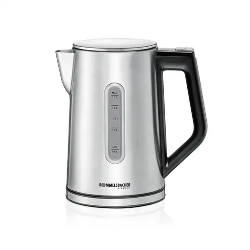 Rommelsbacher Wasserkocher WK 3000 tetera eléctrica 1,7 L 3000 W Negro, Acero inox Rommelsbacher Wasserkocher WK 3000 tetera eléctrica 1,7 L 3000 W Negro, Acero inox