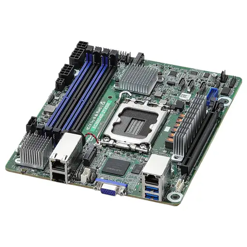 Asrock EC266D4ID-2T/X550 placa base Intel C266 LGA 1700 mini ITX