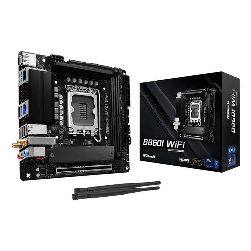 Asrock B860I WiFi Intel B860 LGA 1851 (Socket V1) mini ITX