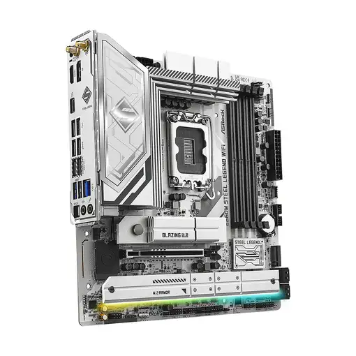 Asrock B860M Steel Legend WiFi Intel B860 LGA 1851 (Socket V1) micro ATX