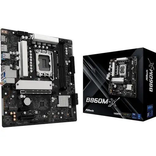 Asrock B860M-X Intel B860 LGA 1851 (Socket V1) micro ATX