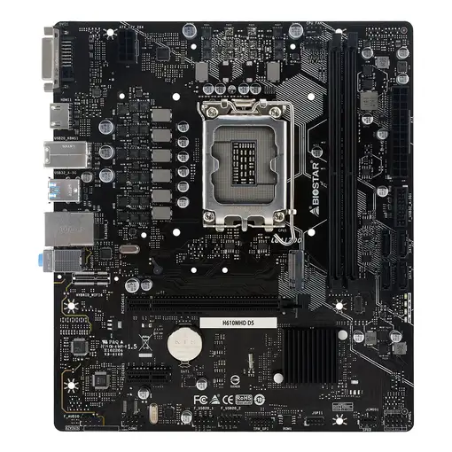 Biostar H610MHD D5 placa base Intel H610 LGA 1700 micro ATX
