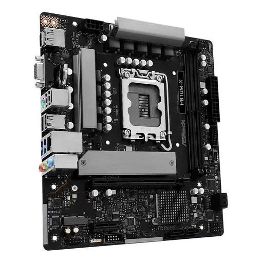 Asrock H810M-X Intel H810 LGA 1851 (Socket V1) micro ATX