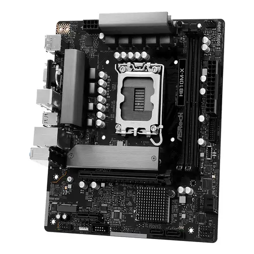 Asrock H810M-X Intel H810 LGA 1851 (Socket V1) micro ATX