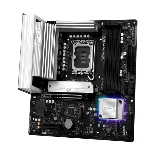 Asrock B860M Pro RS WiFi Intel B860 LGA 1851 (Socket V1) micro ATX