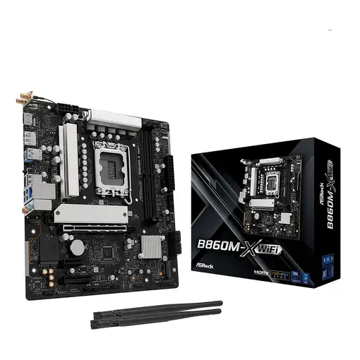 Asrock B860M-X WiFi Intel B860 LGA 1851 (Socket V1) micro ATX