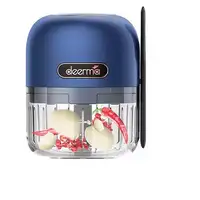 Deerma JS100 picadora eléctrica de alimentos 0,15 L 40 W Negro, Azul, Transparente