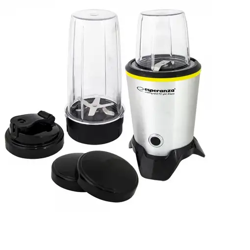 Esperanza EKM028 licuadora Batidora de vaso 1000 W Negro, Acero inoxidable