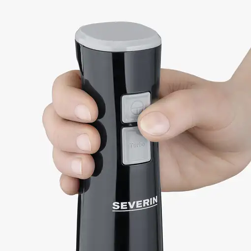 Severin SEV SM 3770 STABMIXER Batidora de inmersión 170 W Negro, Gris