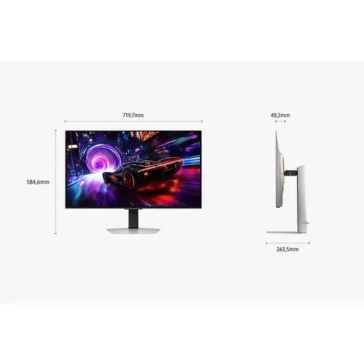 Samsung Monitor gaming 32″ G81SF Odyssey OLED G8 4K 240Hz