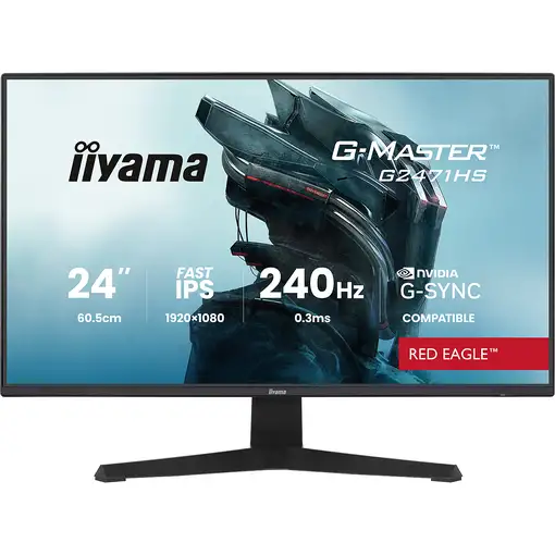 iiyama G-MASTER G2471HS-B1 pantalla para PC 60,5 cm (23.8") 1920 x 1080 Pixeles iiyama G-MASTER G2471HS-B1 pantalla para PC 60,5 cm (23.8") 1920 x 1080 Pixeles
