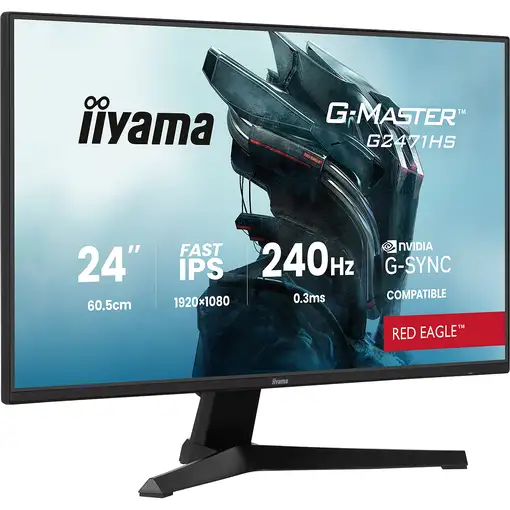 iiyama G-MASTER G2471HS-B1 pantalla para PC 60,5 cm (23.8") 1920 x 1080 Pixeles