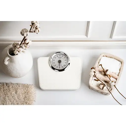 Adler AD 8180 báscula de baño Rectángulo Blanco Báscula de baño analógica