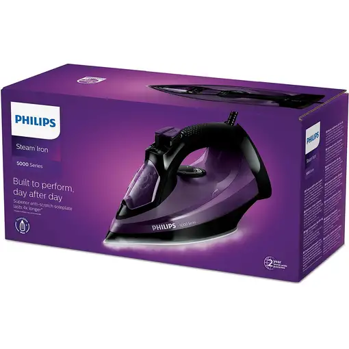 Plancha a vapor suela steamglide plus 2400 W Violeta DST5030/80 PHILIPS