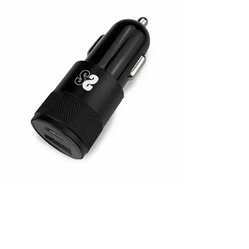 Cargador De Coche Dual Pd20W + Qc3.0 + C To C/Lightning Negro