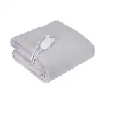 Manta eléctrica 60W 4 temperaturas poliéster gris x150 cm AD 7425 ADLER Manta eléctrica 60W 4 temperaturas poliéster gris x150 cm AD 7425 ADLER