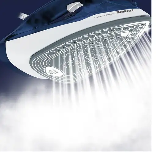 Plancha vapor-seco suela de cerilium 2400 W Azul FV2838E0 TEFAL