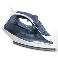 Plancha vapor-seco suela de cerilium 2400 W Azul FV2837E0 TEFAL