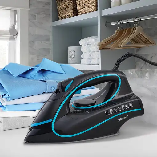 Plancha vapor-seco suela de cerámica 2400 W Negro MR-310C MAESTRO