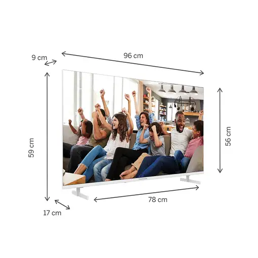 Televisor LED 43" 4K Ultra HD Blanco Smart 43UG4S14W THOMSON