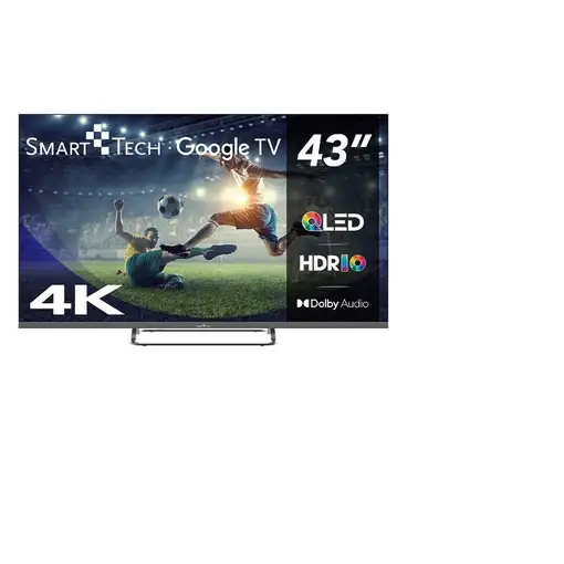 Televisor DLED 43" 4K Ultra HD Gris Smart 43QG02V SMART-TECH