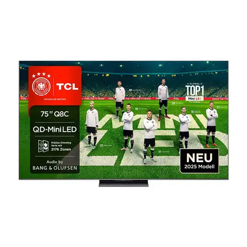 Televisor LCD 75'' 4K Ultra HD Negro Smart 75Q8C TCL Televisor LCD 75'' 4K Ultra HD Negro Smart 75Q8C TCL