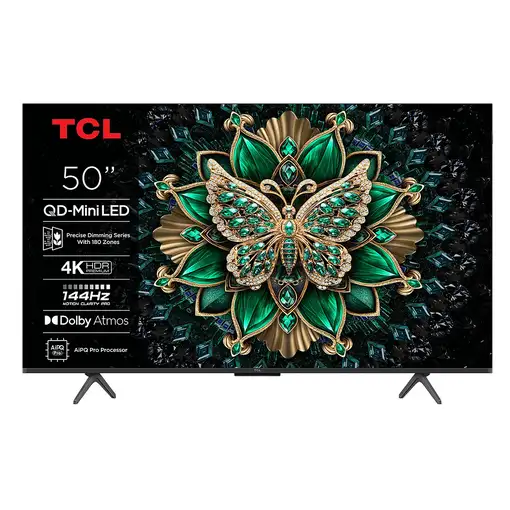 Televisor LCD 50" 4K Ultra HD Metálico Smart 50Q6C TCL