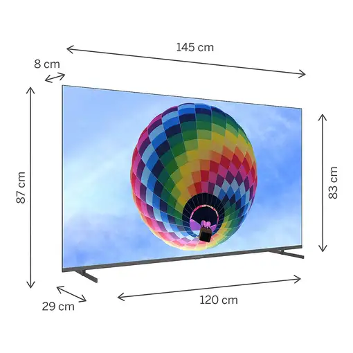 Televisor QLED 65" 4K Ultra HD Gris Smart 65QG4S14 THOMSON