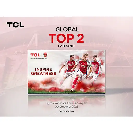 Televisor QLED 55" 4K Ultra HD Blanco Smart 55A300W-UK TCL