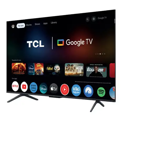 Televisor QD-Mini LED 50" 4K Ultra HD Metálico Smart 50C61K TCL