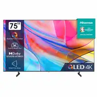 Televisor QLED 75" 4K Ultra HD Antracita Smart 20012485 HISENSE