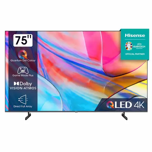Televisor QLED 75" 4K Ultra HD Antracita Smart 20012485 HISENSE