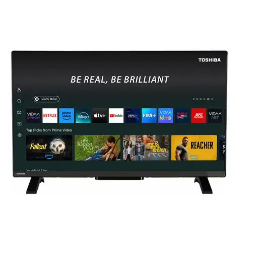 Televisor QLED 32" Full HD Negro Smart 32QV2F63DG TOSHIBA Televisor QLED 32" Full HD Negro Smart 32QV2F63DG TOSHIBA