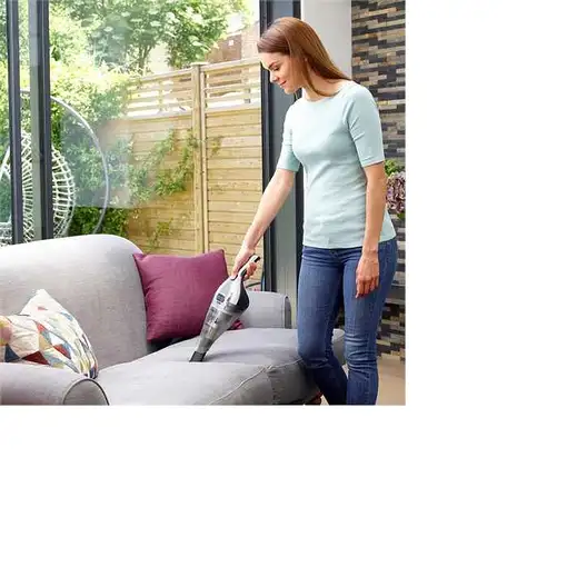 Black & Decker NVC220WC-QW aspiradora de mano Cromo, Titanio