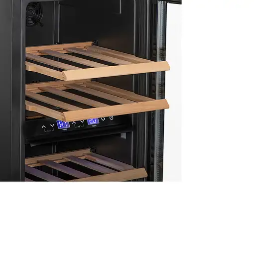 Adler AD 8080 enfriador de vino Nevera de vino Independiente Negro 24 botella(s)