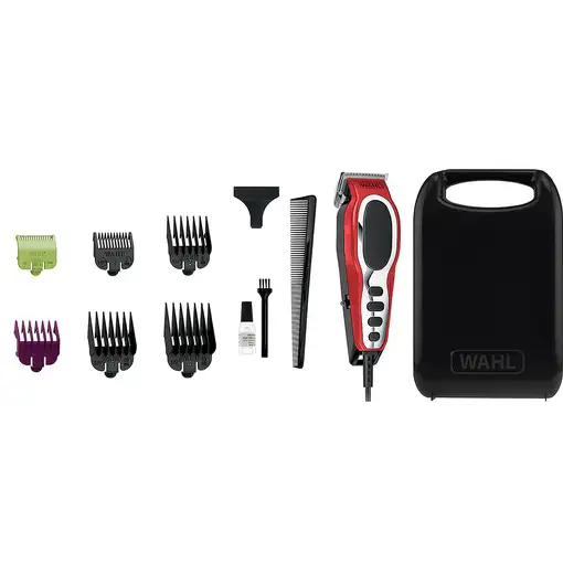 Wahl 79111-2016 cortadora de pelo y maquinilla Negro, Rojo, Plata 6
