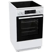 Cocina independiente quemador en espiral 4 zone(s) horno eléctrico Blanco 740